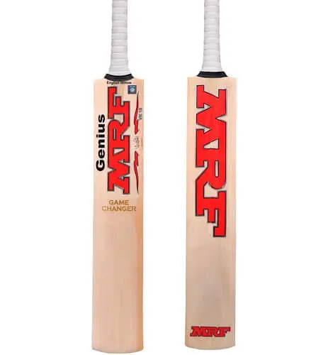 MRF Genius Game Changer bat used by Virat Kohli in T20 and ODI formats (2022–2025)